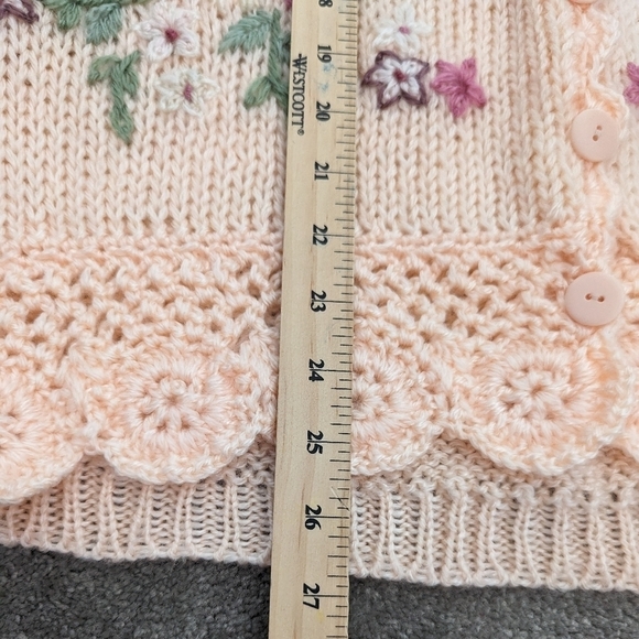 Hobie Pink Floral Embroidered Vest - Picture 8 of 11